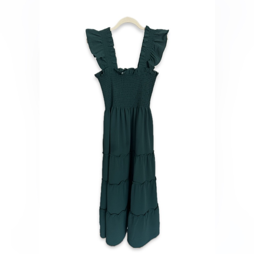 The Crepe Ellie Nap Dress - Botanical Garden Crepe